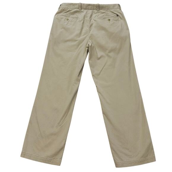 Tommy Bahama Chino Pants Mens 34 Straight Fit Beige Stretch Flat Front Slacks - Picture 12 of 12